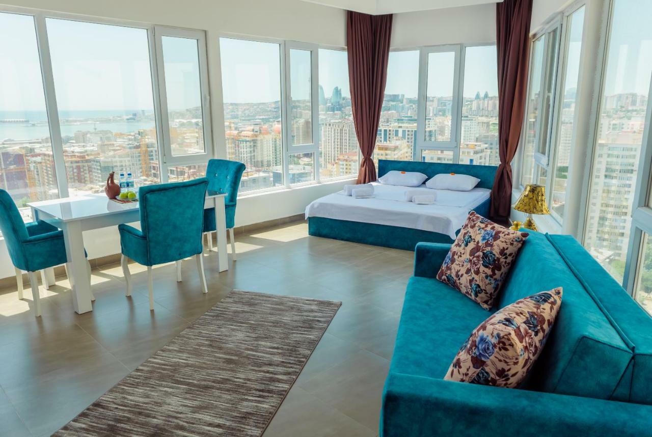 Panorama Baku - 22 Floor Aparthotel Ngoại thất bức ảnh